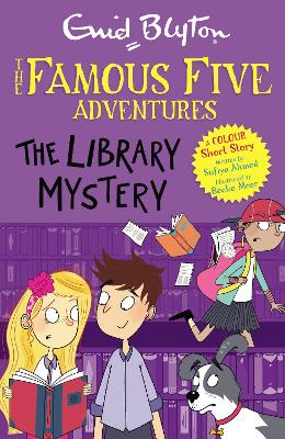 Book cover for Famous Five Colour Short Stories: The Library Mystery
