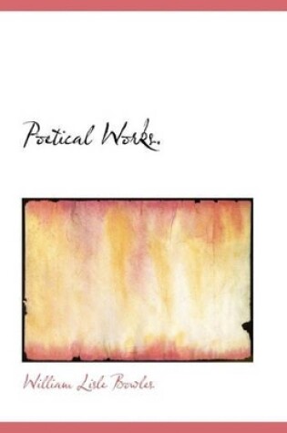 Cover of Poetical Works.