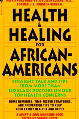Cover of Health and Healing for African-Americans