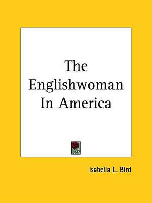 Book cover for The Englishwoman in America