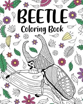 Book cover for Beetle Coloring Book