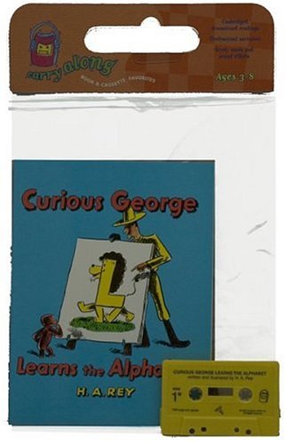 Book cover for Curious George Learns the Alphabet Book & Cassette