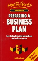 Book cover for Preparing a Business Plan