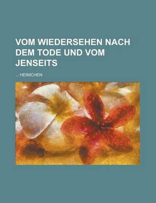 Book cover for Vom Wiedersehen Nach Dem Tode Und Vom Jenseits