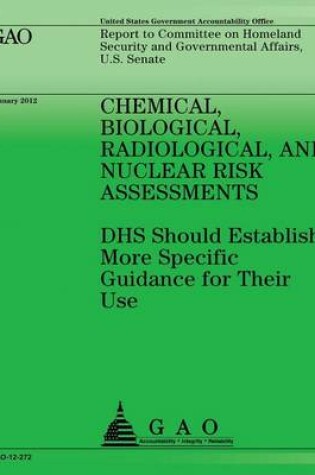 Cover of Chemical, Biological, Radiological, and Nuclear Risk Assessments