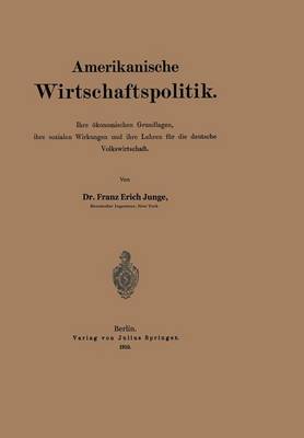 Book cover for Amerikanische Wirtschaftspolitik