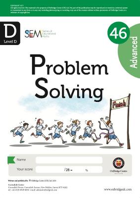 Book cover for SEM Maths Level D Advanced Problem Solving Week 46