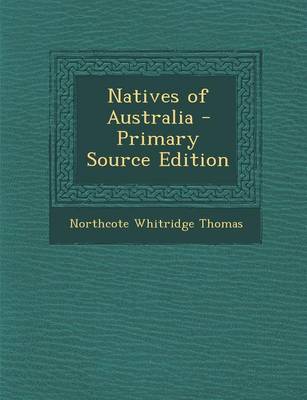 Book cover for Natives of Australia - Primary Source Edition