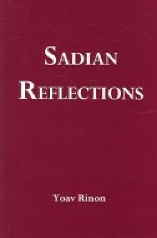 Cover of Sadian Reflections