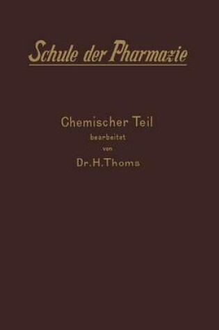 Cover of II. Chemischer Teil