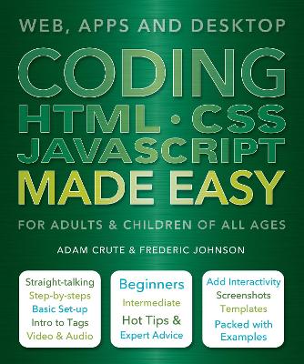 Cover of Coding HTML CSS JavaScript Made Easy