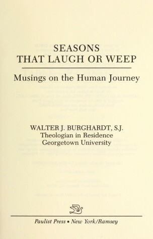 Book cover for Seasons That Laugh or Weep