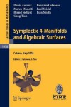 Book cover for Symplectic 4-Manifolds and Algebraic Surfaces