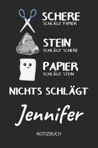 Cover of Nichts schlagt - Jennifer - Notizbuch
