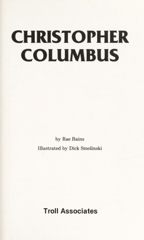 Book cover for Christopher Columbus