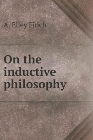 Cover of On the inductive philosophy