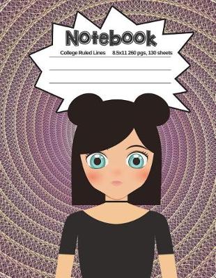 Book cover for Manga Girl Notebook