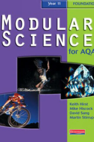 Cover of AQA Modular Science Year 11 Foundation Student Book