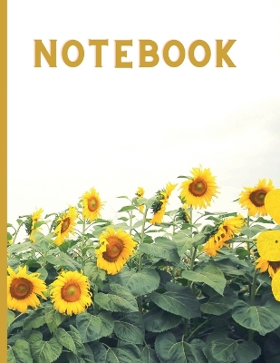 Book cover for Sunflower Composition Notebook