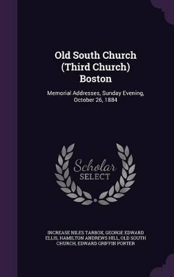 Book cover for Old South Church (Third Church) Boston