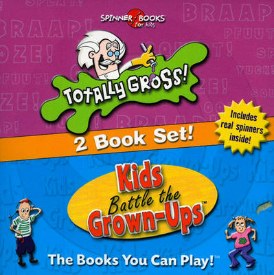 Book cover for Spinner Books for Kids - 2 Vol. Slipcase Edition (Totally Gross & Kids Battle the Grown-Ups)
