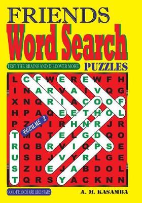 Book cover for Friends Word Search Puzzles