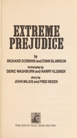 Book cover for Extreme Prejudce M