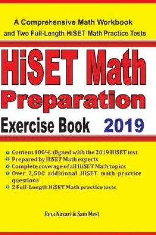Cover of HiSET Math Preparation Exercise Book