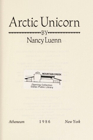 Cover of Arctic Unicorn