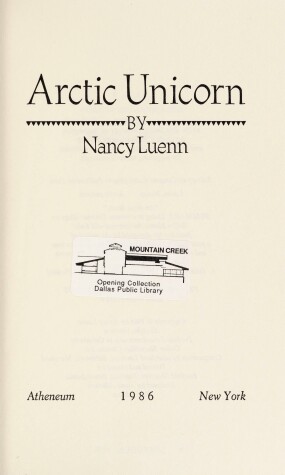 Book cover for Arctic Unicorn