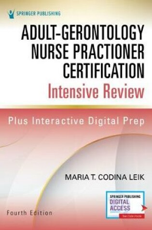 Cover of Adult-Gerontology Nurse Practitioner Certification Intensive Review