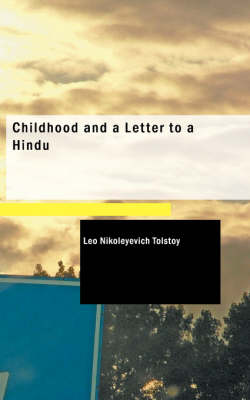 Book cover for Childhood and a Letter to a Hindu