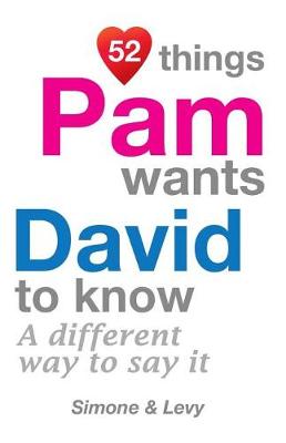 Book cover for 52 Things Pam Wants David To Know
