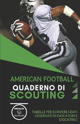 Book cover for American Football. Quaderno Di Scouting