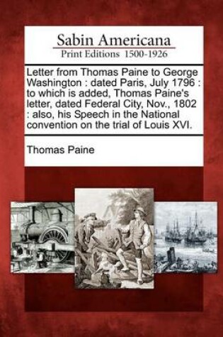 Cover of Letter from Thomas Paine to George Washington