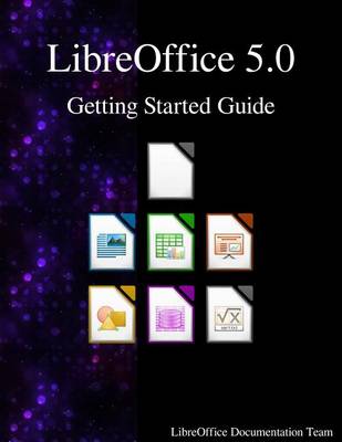 Book cover for LibreOffice 5.0 Getting Started Guide