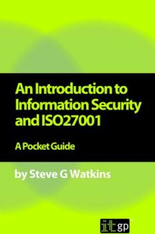 Cover of An Introduction to Information Security and ISO27001