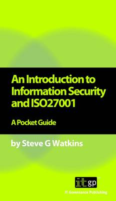 Book cover for An Introduction to Information Security and ISO27001