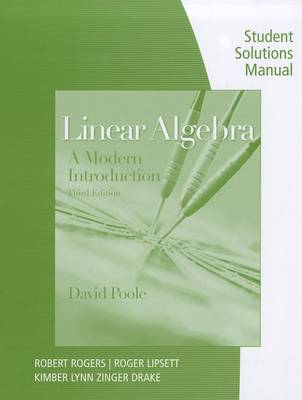 Book cover for Linear Algebra, Student Solutions Manual