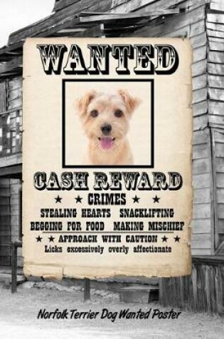 Cover of Norfolk Terrier Dog Wanted Poster