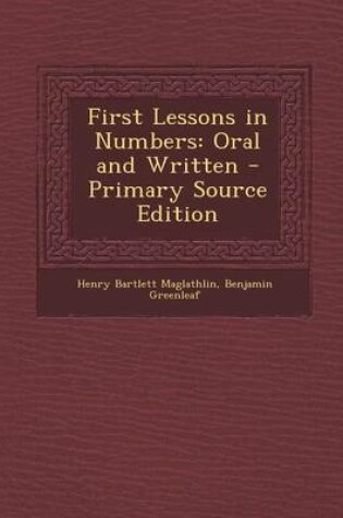 Cover of First Lessons in Numbers