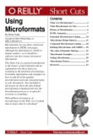 Cover of Using Microformats