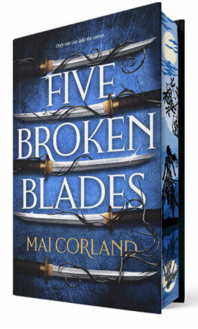 Book cover for Five Broken Blades