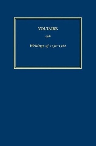 Cover of Complete Works of Voltaire 49B