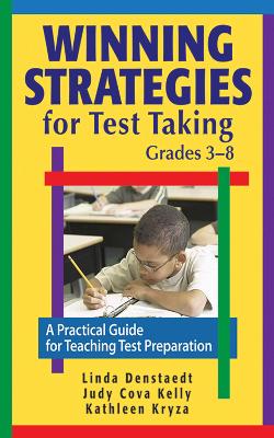 Book cover for Winning Strategies for Test Taking, Grades 3-8