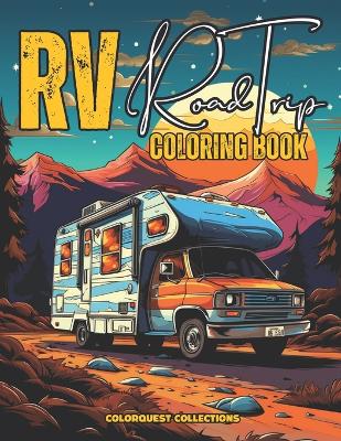 Book cover for RV Road Trip Coloring Book