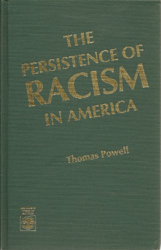 Book cover for The Persistence of Racism in America