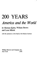 Cover of The Next 200 Years