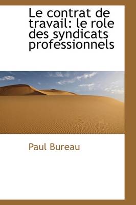 Book cover for Le Contrat de Travail