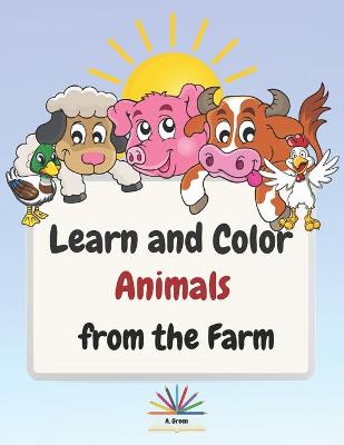 Book cover for Learn and Color Animals from the Farm